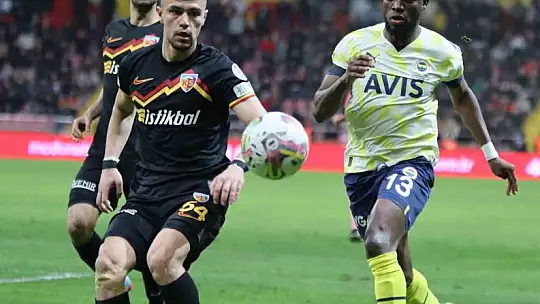 Kayserispor'un 3 maçlık serisi son buldu