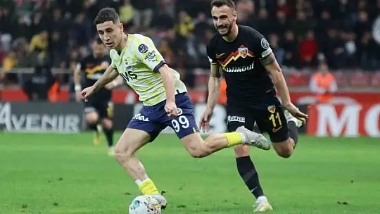 Kayserispor'un 3 maçlık serisi son buldu