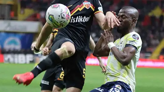 Kayserispor'un 3 maçlık serisi son buldu