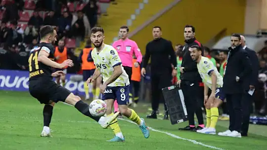 Kayserispor'un 3 maçlık serisi son buldu