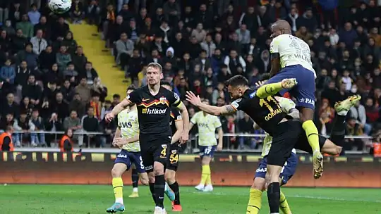 Kayserispor'un 3 maçlık serisi son buldu