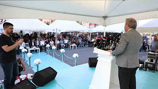 Melikgazi'de Aile Sağlığı Merkezi ve Kapalı Pazaryeri Hizmete Açıldı