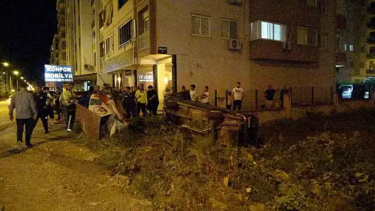 Takla atan otomobilden hafif yaralı kurtuldular