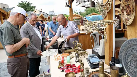 Talas Belediyesinden antika pazarı