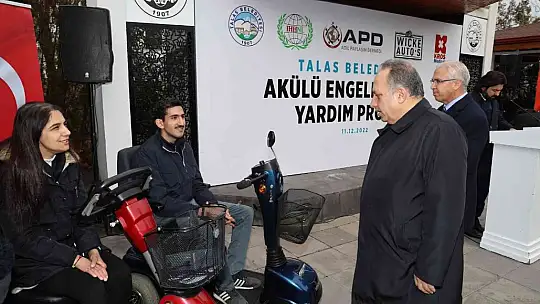 Talas Belediyesi'nden duygulandıran hizmet