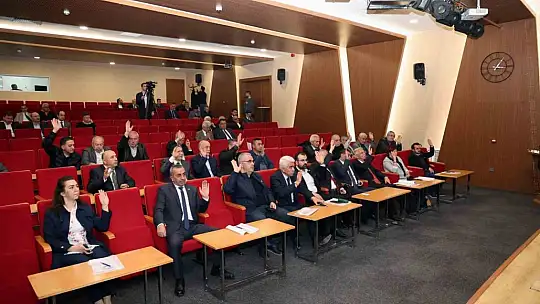 Talas Belediyesi gündeminde bulunan 23 maddeyi karara bağladı