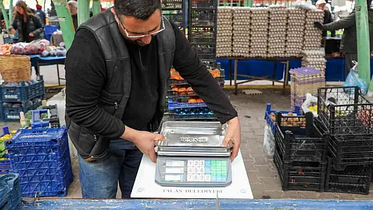 Talas Belediyesi'nin tartı hassasiyeti