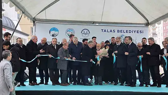 Talas Büyükperdah Camii'nin açılışı gerçekleşti