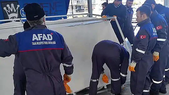 Talas, Deprem bölgesinde çok yönlü çalışıyor