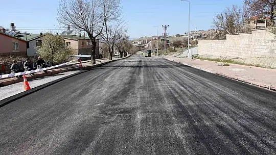 Talas'ta asfalt çalışmaları başladı