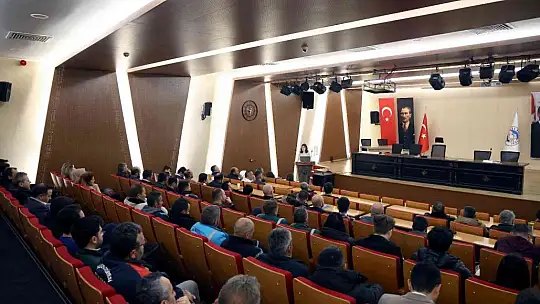 Talas'ta iş güvenliği eğitimleri devam ediyor