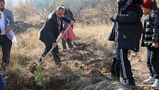 Talas'ta şenlik gibi ağaçlandırma günü