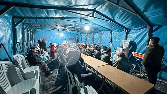 Talas'ta sıcak çorba ikramı