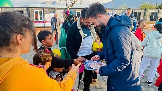 Talasgücü Belediyespor'dan depremzede ailelere ziyaret