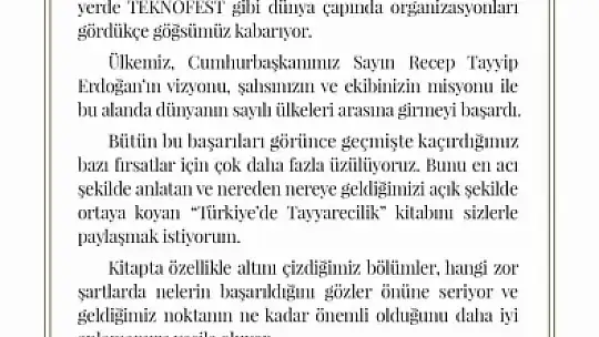 Bayraktar'dan Yalçın'a mektup...