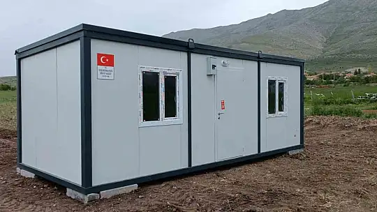 AFAD Tomarzalı vatandaşlara konteyner gönderdi