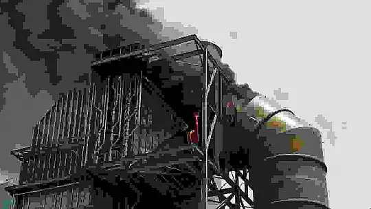 Türkiye'nin en büyük termik santralinde yangın çıktı