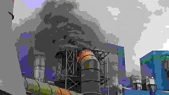 Türkiye'nin en büyük termik santralinde yangın çıktı