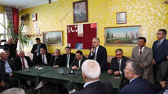 Vali Çiçek ve Büyükkılıç'tan Develi çıkarması