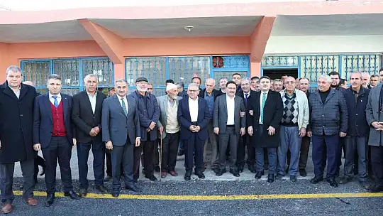 Vali Çiçek ve Büyükkılıç'tan Develi çıkarması