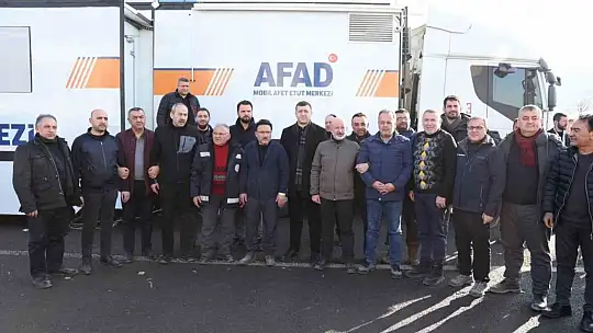 Deprem bölgesinde 'Kayseri' dayanışması