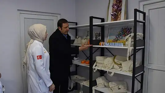 Vali Yardımcısı Erkaya Tomarza'yı Ziyaret Etti