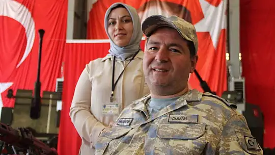 Engelli bireyler asker olmanın heyecanı yaşadı