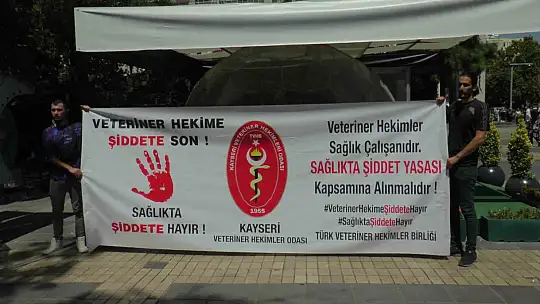 Veteriner hekimler şiddete karşı 'Sağlıkta Şiddet Yasası' talebinde bulundu