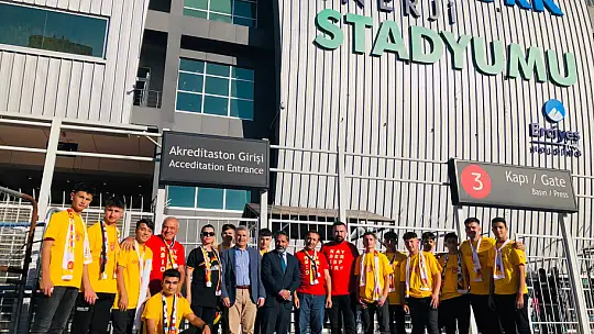 Develi'den Kayserispor'a desteğe geldiler