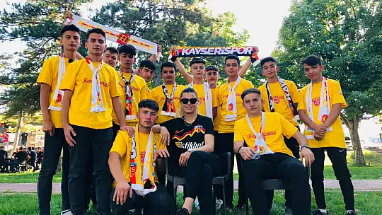 Develi'den Kayserispor'a desteğe geldiler