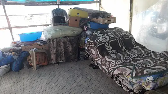 Çadırda yaşam...