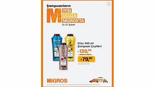 Migros'ta indirim yağmuru! Üstelik bazı ürünlerde ikincisi yalnızca 1 TL