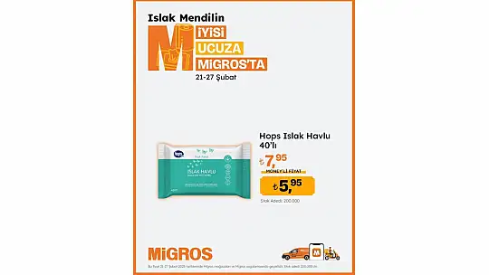 Migros'ta indirim yağmuru! Üstelik bazı ürünlerde ikincisi yalnızca 1 TL