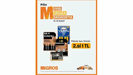 Migros'ta indirim yağmuru! Üstelik bazı ürünlerde ikincisi yalnızca 1 TL