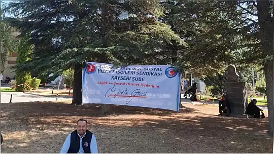 Erciyes Üniversitesi'nde eylem!