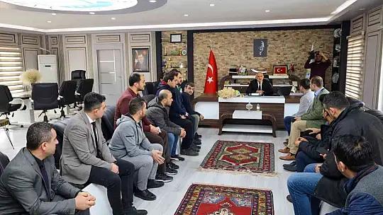 Yahyalı Belediyesi sözleşmeli personellerinden teşekkür ziyareti