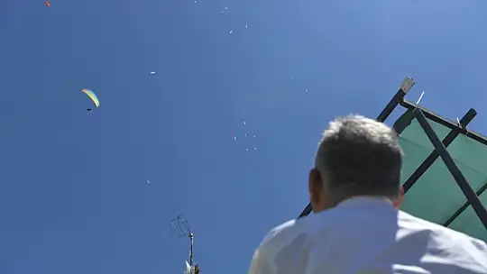 Talas'ta büyük heyecan başladı! Gökyüzünde şenlik var