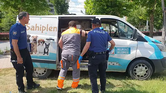 Yaralı kurbanlığa polis yardımı