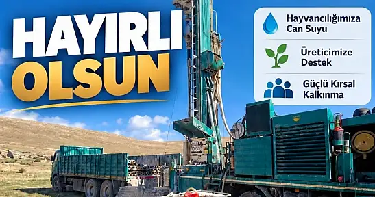 DSİ Genel Müdürlüğü çalışmalara başladı: Kayseri'de o mahallelere su kuyusu müjdesi!