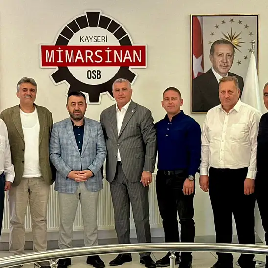 İl Müftüsü Ayvaz ile Mimarsinan OSB yönetimi bir araya geldi