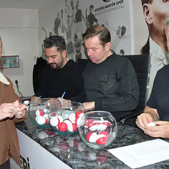 Kayseri amatör liglerinde fikstür heyecanı yaşanacak