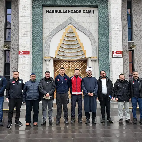 Kayseri Büyükşehir Belediyesi cami imamları ile birlikte kamu spotu hazırladı
