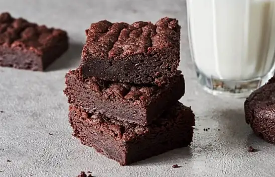 4 malzemeli – Hafif – Az kalorili Brownie