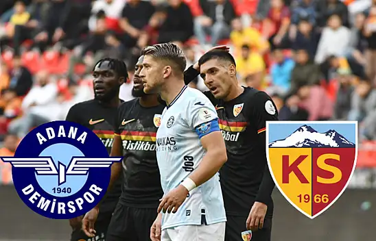 Adana Demirspor ile Kayserispor'un dikkat çeken ortak noktası!