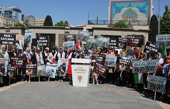 AK Parti İl Teşkilatı Filistinli anneler için toplandı!