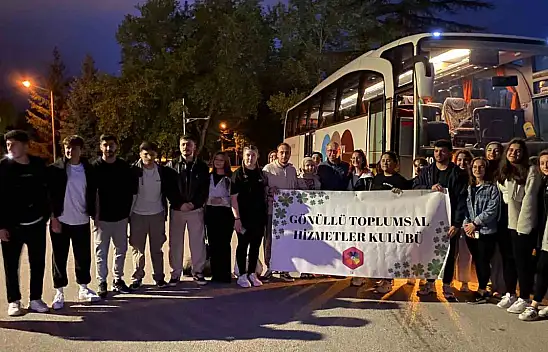 Deprem bölgesine anlamlı hizmet!