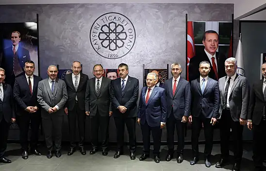 Bakanlar, Kayseri Ticaret Odası'nda İş Dünyası İle Buluştu
