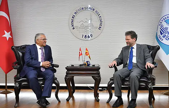 Başkan Büyükkılıç Kuzey Makedonya Elçisi İle Buluştu!