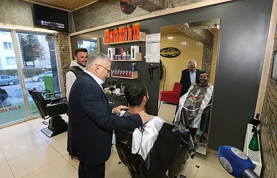 Başkan Büyükkılıç'tan esnaf ziyareti!