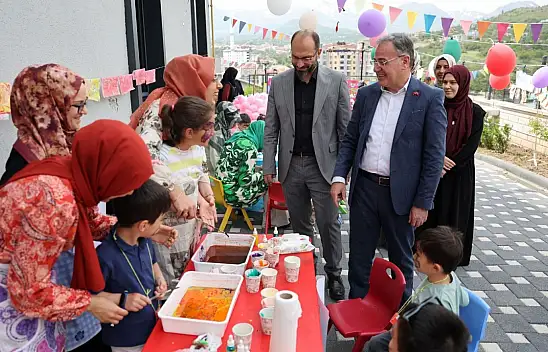 Başkan Özdoğan Kur'an Kursu kursiyerlerine tebrik